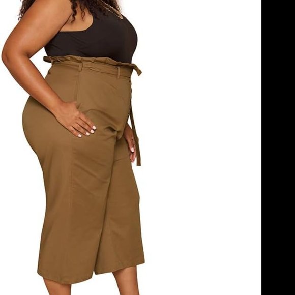 Astra Signature  Paperbag Waist Wide Leg Pants  Size 18 - Picture 4 of 8